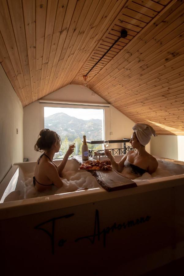 Apartamento Aprosmeno Jacuzzi House 2 Agros Exterior foto