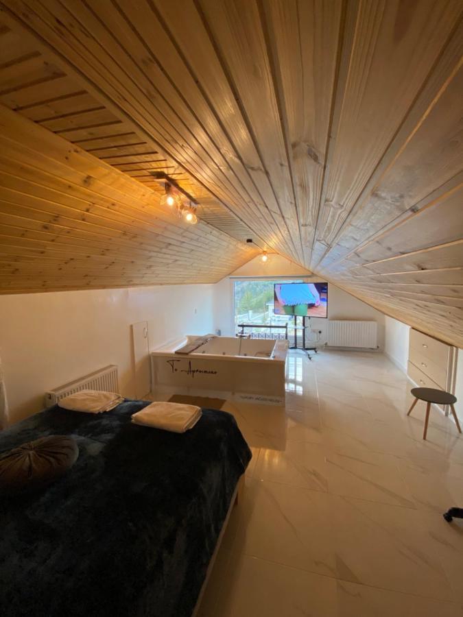 Apartamento Aprosmeno Jacuzzi House 2 Agros Exterior foto